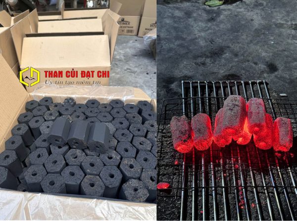 Than củi gáo dừa Hà Nội (Loại than không khói chuyên dùng để nướng BBQ)