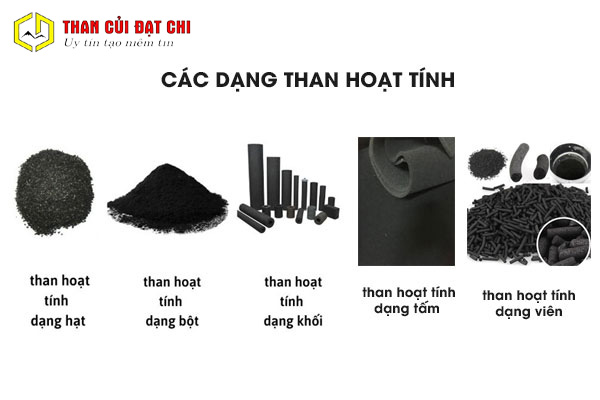 Các dạng than hoạt tính